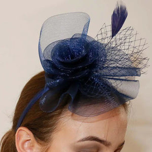 Ruby Rocks Solana Fascinator - Blue