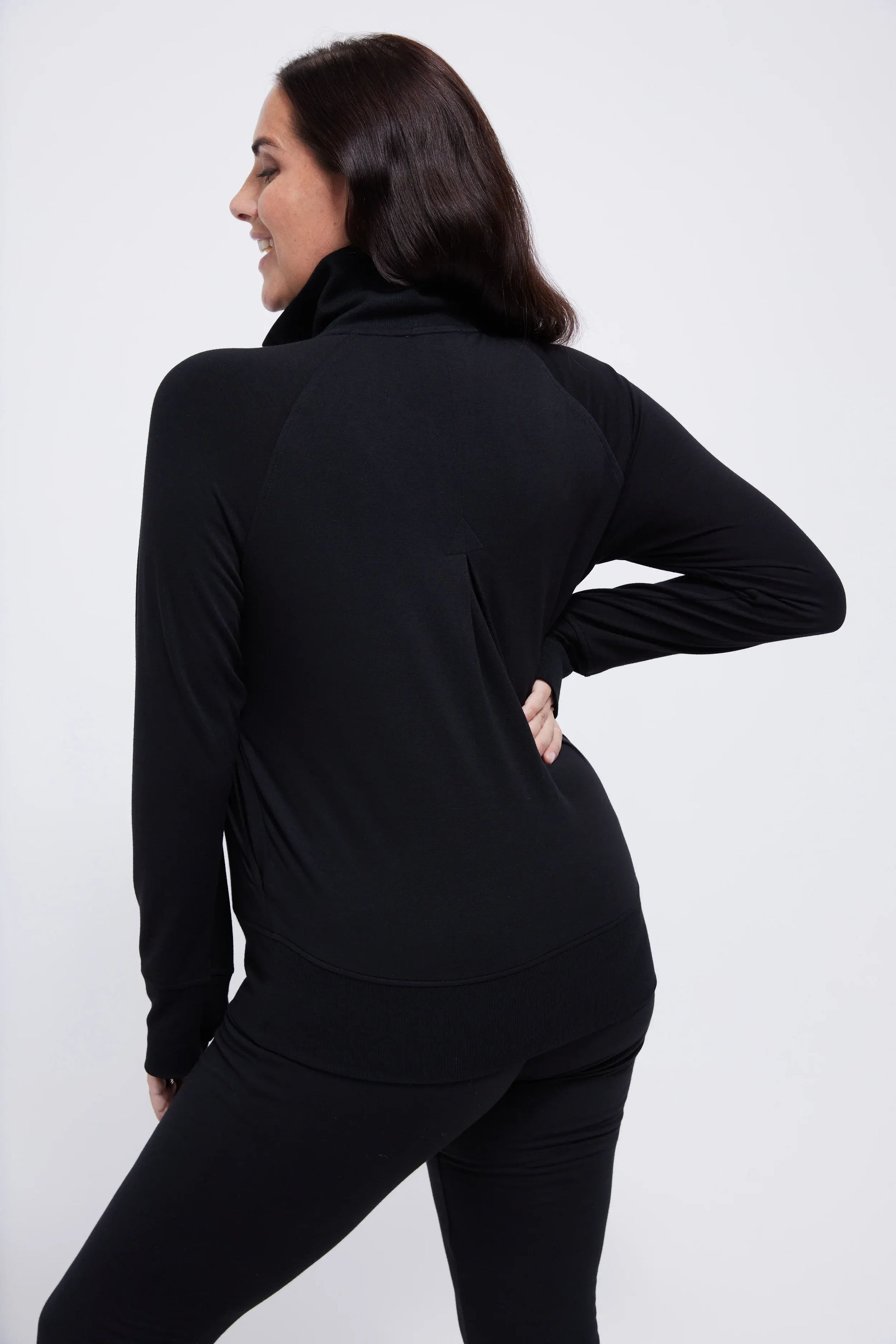 Women's Zip neck G-Pro technology fleece long sleeve top