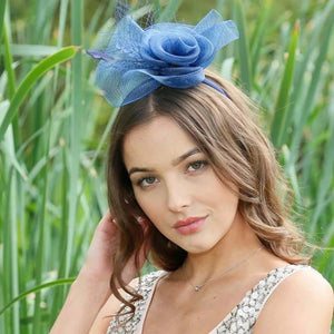 Ruby Rocks Solana Fascinator - Blue